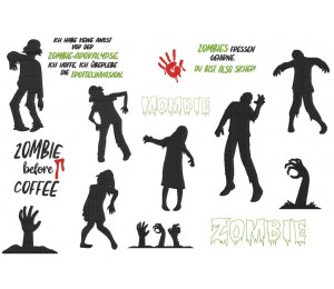 Stickdatei - Creepy Zombies